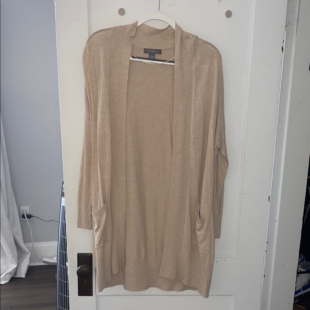 Primark Beige Open Front Cardigan